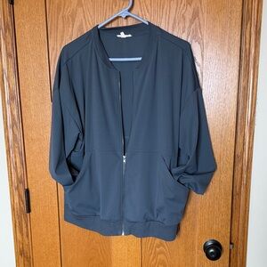 Maurices Charcoal Bomber Jacket